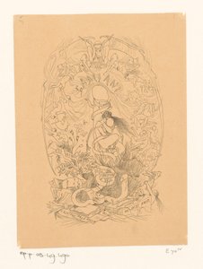 Frau in amouröser Umarmung mit einem Skelett