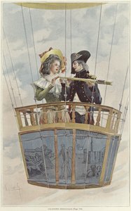 Galanteria lotnicza autorstwa Felicien baron de Myrbach Rheinfeld