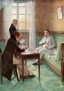 Napoleon w St Helena autorstwa Felicien baron de Myrbach Rheinfeld