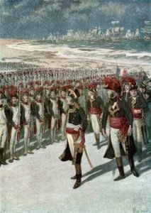 Napoleon przegląda oddziały w Boulogne