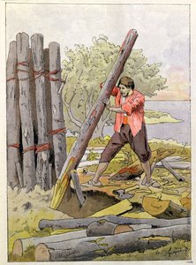 Robinson Crusoe buduje swoje pierwsze mieszkanie, 1930