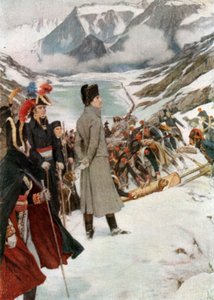 Pasaż św Bernarda autorstwa Felicien baron de Myrbach Rheinfeld