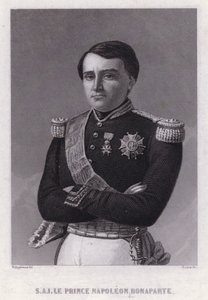 Książę Napoleon Bonaparte, syn Hieronima, króla Westfalii, najmłodszy brat cesarza Napoleona I (rycina)