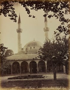 Album „Damas and Baalbek”: Meczet Damaszku autorstwa Félix Bonfils