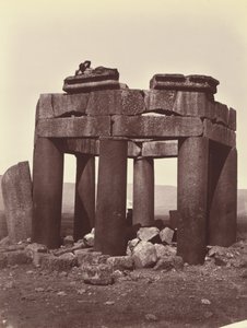 Kopuła w Douris, na równinie Bekaa - Baalbek autorstwa Félix Bonfils