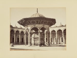Kair. Meczet Mahometa Alego, fontanna do ablucji [sic], Egipt