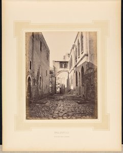 Palestyna: Łuk Ecce Homo w Jerozolimie autorstwa Félix Bonfils
