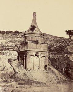 Grobowiec Absaloma - Jerozolima autorstwa Félix Bonfils