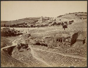 Dolina Jozafata autorstwa Félix Bonfils
