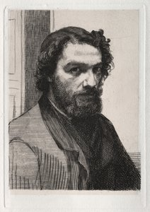 Alfons Legros autorstwa Felix Bracquemond