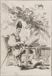 Don Kichot, 1860 autorstwa Felix Bracquemond