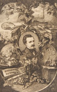 Frontyspis Przyjaciół Natury Champfleury, 1859. autorstwa Felix Bracquemond