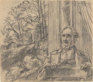 Jacob Meyer-Heine autorstwa Felix Bracquemond
