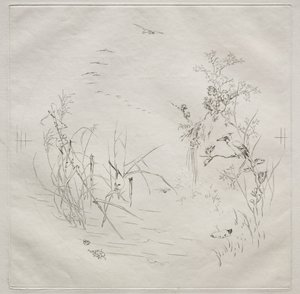 Serwis paryski (serwis Haviland): Spokój (nr 3) autorstwa Felix Bracquemond