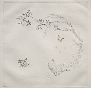 Serwis paryski Serwis Haviland: Walka nr. 2, 1875. autorstwa Felix Bracquemond