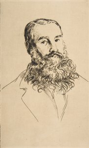Portret Charlesa Lelanda, 1871. autorstwa Felix Bracquemond