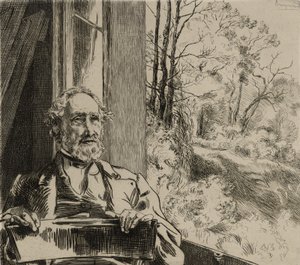 Portret Jacoba Meyera-Heine autorstwa Felix Bracquemond