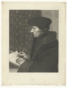 Portret Aberfortha Erazma autorstwa Felix Bracquemond