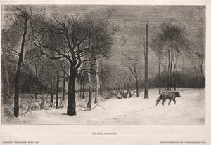 Zima 1862. autorstwa Felix Bracquemond