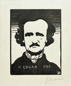 Edgar Poe autorstwa Felix Edouard Vallotton