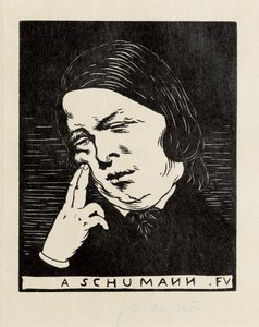 Schumann, 1893 autorstwa Felix Edouard Vallotton