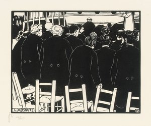 Rozgrzeszenie autorstwa Felix Edouard Vallotton