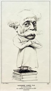 Alexandre Dumas Fils autorstwa Felix Edouard Vallotton