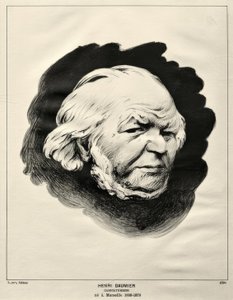Portret Honoré Daumier autorstwa Felix Edouard Vallotton