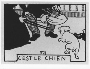 Carrot Hair: „”to pies””, Jules Renard, ilustracja Felix Vallotton, wyd. Flammarion. autorstwa Felix Edouard Vallotton
