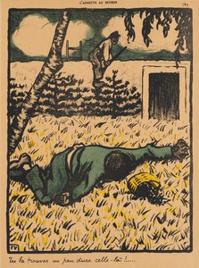 Zbrodnie i kara VII, 764: Przekonasz się, że to raczej trudne!, 1901. autorstwa Felix Edouard Vallotton
