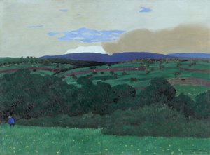 Okolice Lozanny, 1900. autorstwa Felix Edouard Vallotton