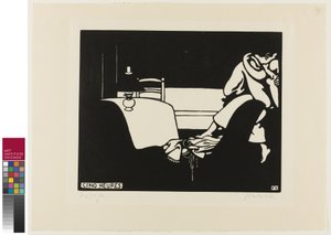 Godzina piąta, płyta siódma z Intimacy, 1898 autorstwa Felix Edouard Vallotton