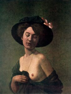 Dama w kapeluszu, 1908. autorstwa Felix Edouard Vallotton