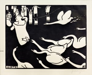 Alarm autorstwa Felix Edouard Vallotton