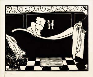 Łazienka autorstwa Felix Edouard Vallotton