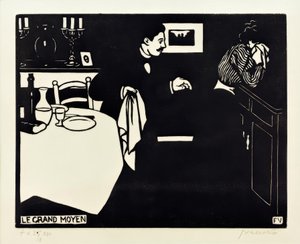 Wielka droga autorstwa Felix Edouard Vallotton