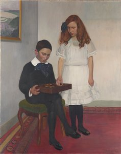 Dzieci Hahnlosera, 1912. autorstwa Felix Edouard Vallotton