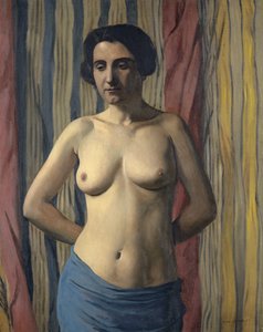 Akt z niebieską szarfą, 1922. autorstwa Felix Edouard Vallotton