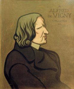 Portret Vigny, malarstwo dekoracyjne autorstwa Felix Edouard Vallotton