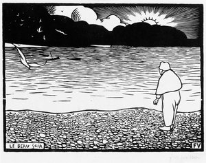 Piękny wieczór, 1892 autorstwa Felix Edouard Vallotton