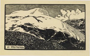 Breithorn, 1892 autorstwa Felix Edouard Vallotton