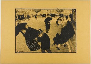Prysznic autorstwa Felix Edouard Vallotton