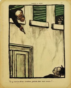 Wrócisz świnio, sikaj na moją ścianę autorstwa Felix Edouard Vallotton
