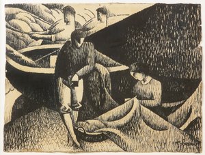 Le Filet, ok. 1912 (atrament na papierze)