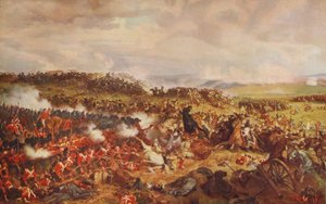 Szarża francuskich kirasjerów pod Waterloo, 1874, c1915