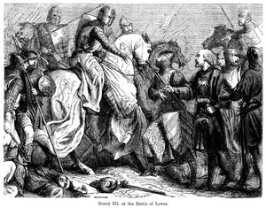 Henryk III w bitwie pod Lewes, 14 maja 1264.