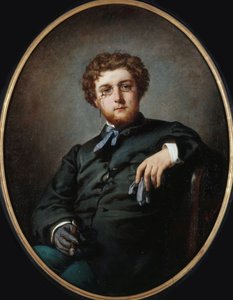 Portret kompozytora Georgesa Bizeta 1838-1875, ok. 1865. autorstwa Felix Henri Giacomotti