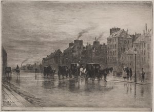 Zimowy poranek na Quai de L