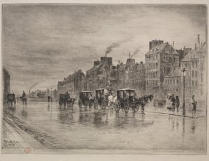 Zimowy poranek na Quai de l