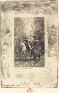 Caramba! Fit-elle Caramba! Wykrzyknęła, 18791880. autorstwa Felix Hilaire Buhot